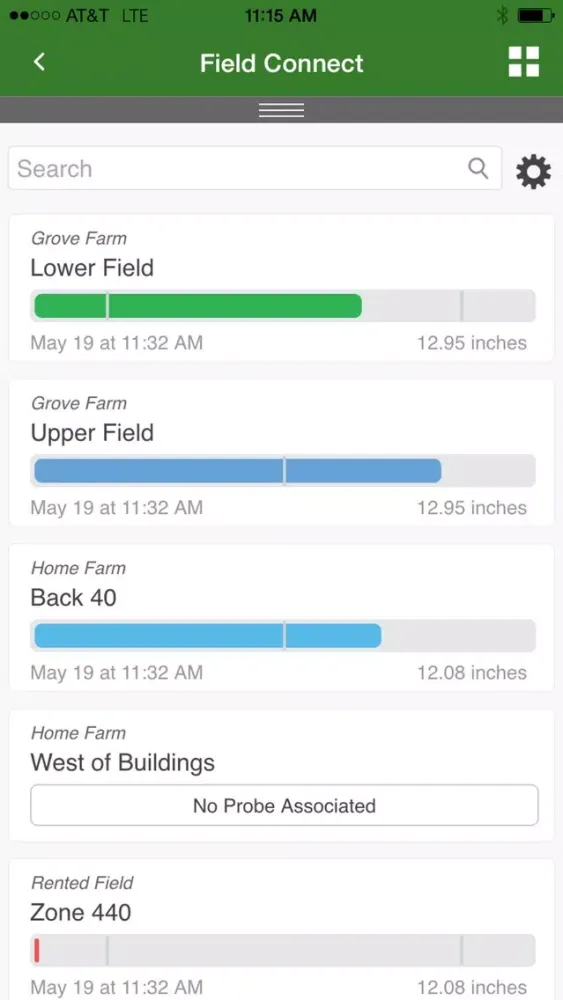 John Deere Field Connect Screenshots