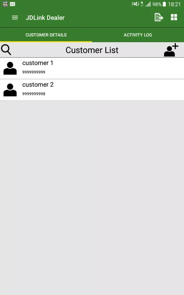 JDLink Dealer Ekran Görüntüleri