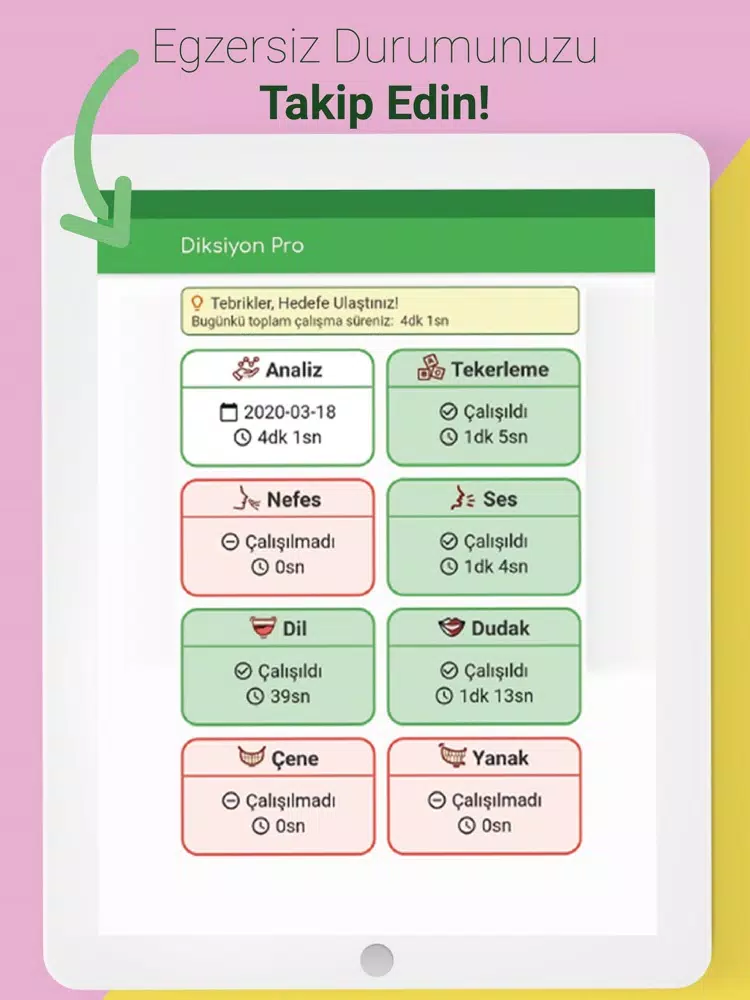 Tangkapan skrin Diksiyon iPad 