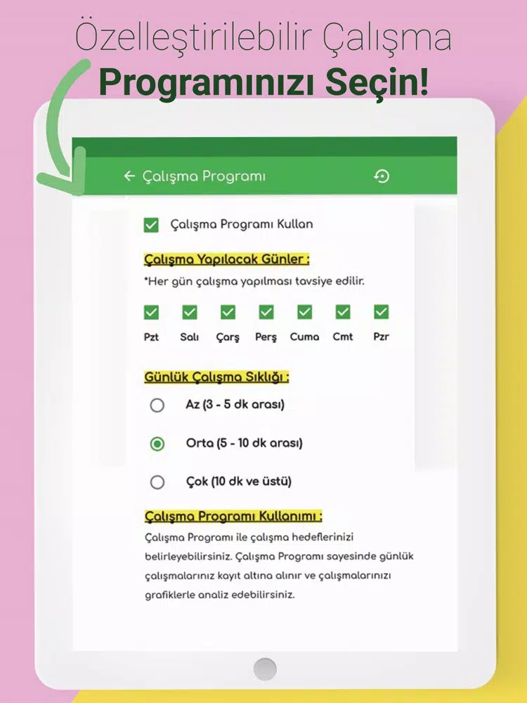 Tangkapan skrin Diksiyon iPad 