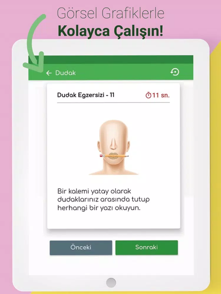 Tangkapan skrin Diksiyon iPad 