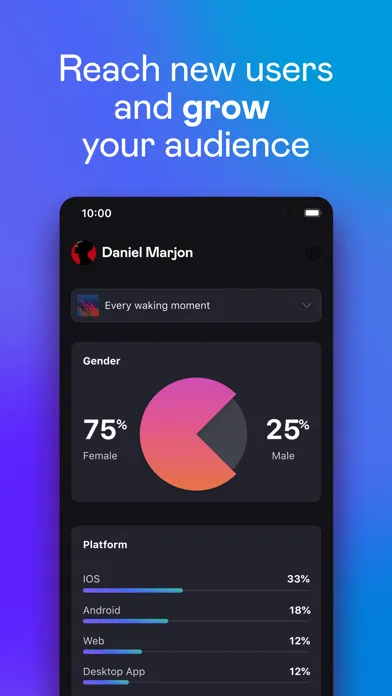 Tangkapan layar Deezer for Creators