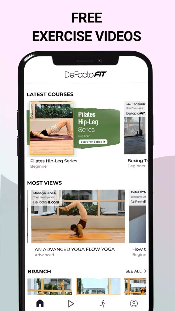 Скриншоты DeFactoFIT Fitness