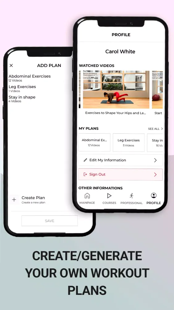 Скриншоты DeFactoFIT Fitness