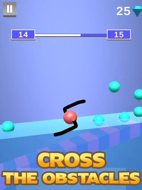 Ảnh chụp màn hình của Draw Cube Runner iPad 
