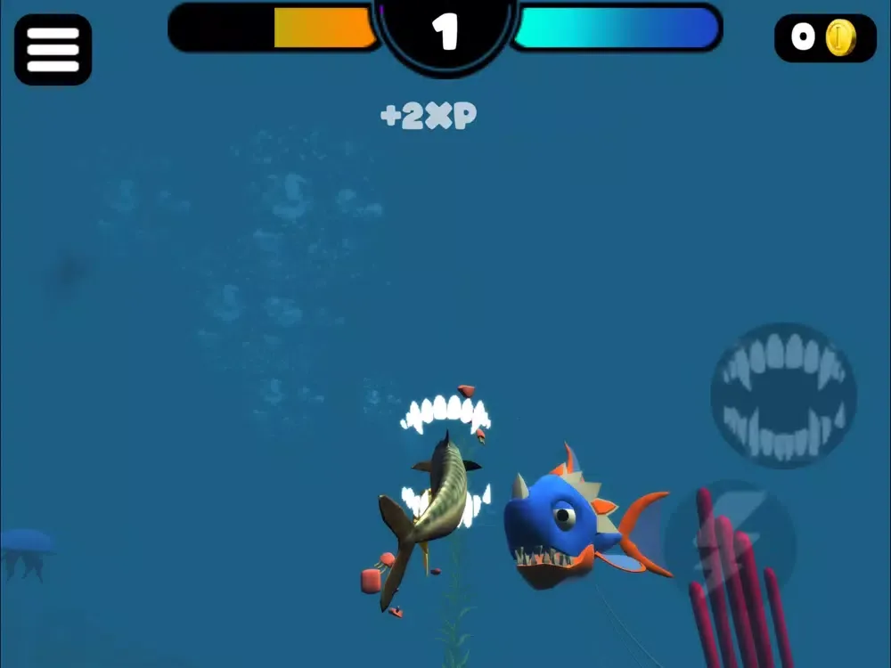 FEEDING AND GROW - 3D FISH iPad  স্ক্রিনশট