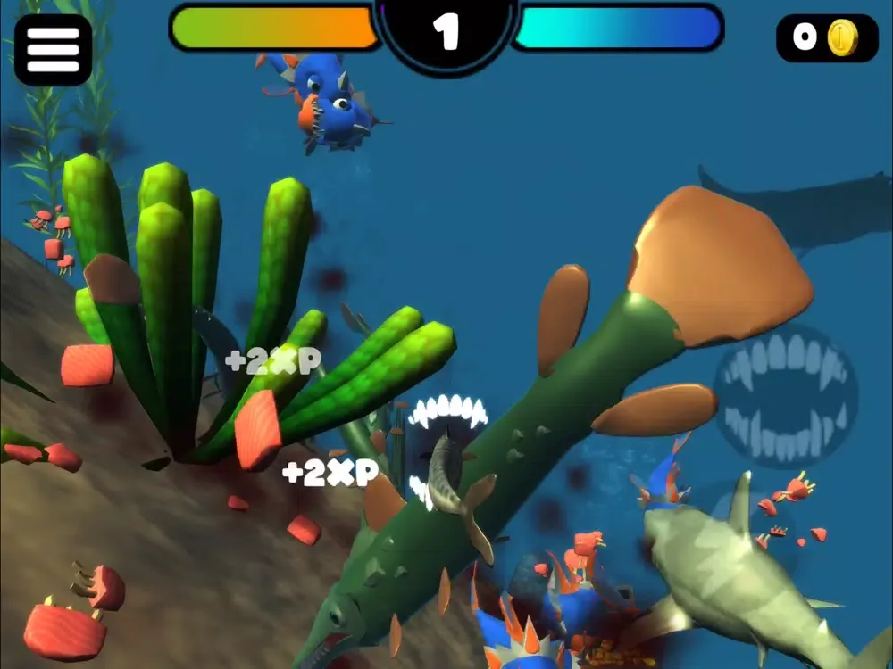 FEEDING AND GROW - 3D FISH iPad  স্ক্রিনশট