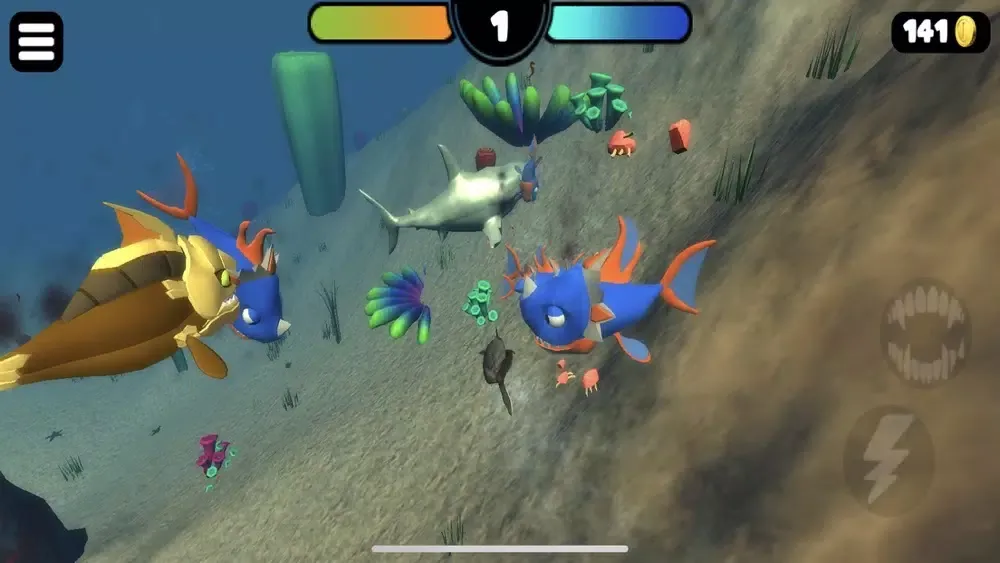FEEDING AND GROW - 3D FISH স্ক্রিনশট