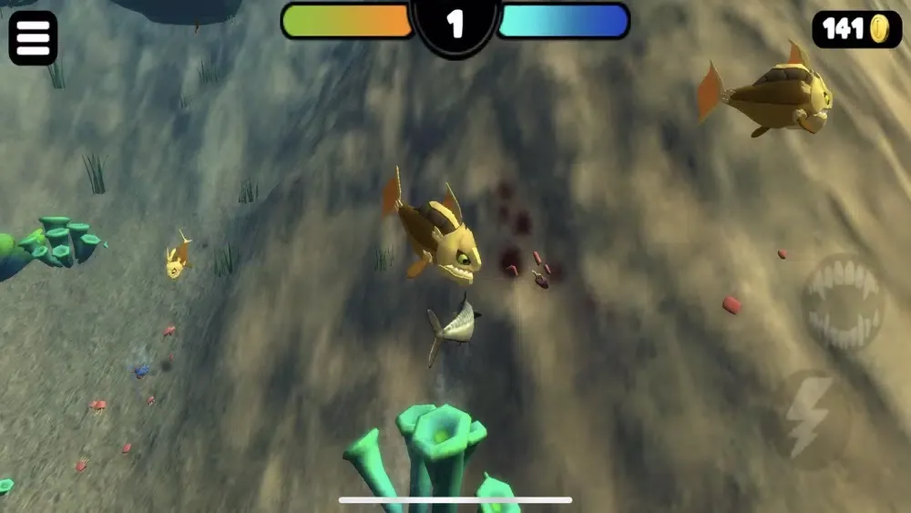 FEEDING AND GROW - 3D FISH স্ক্রিনশট
