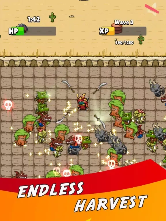 Tangkapan layar PROTATO SURVIVOR iPad 