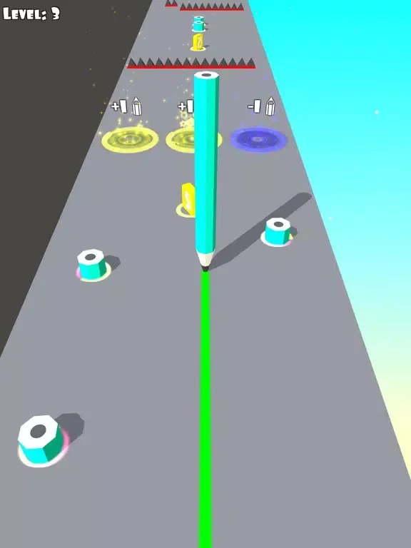 Screenshot di Super Hyper Pencil Race iPad 