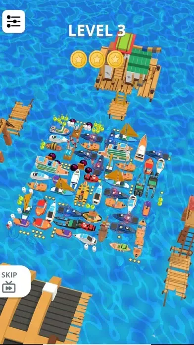 Boat Parking Jam 3D Ekran Görüntüleri