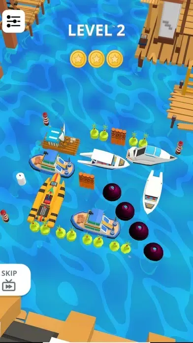 Boat Parking Jam 3D Ekran Görüntüleri