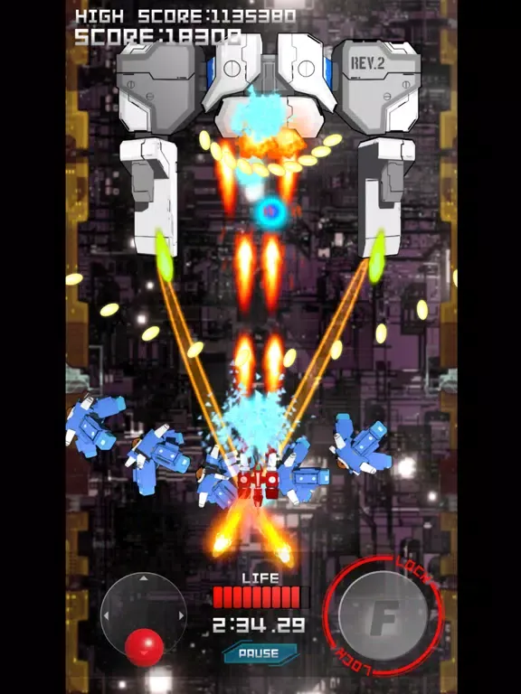 VerticalShmup-SPINNER VALKYRIE iPad 应用截图