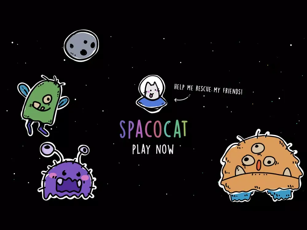 Spacocat iPad  Ekran Görüntüleri