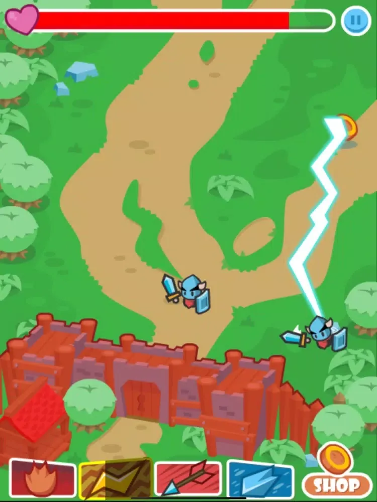 Defend The Castle-Legend Hero iPad  Screenshots