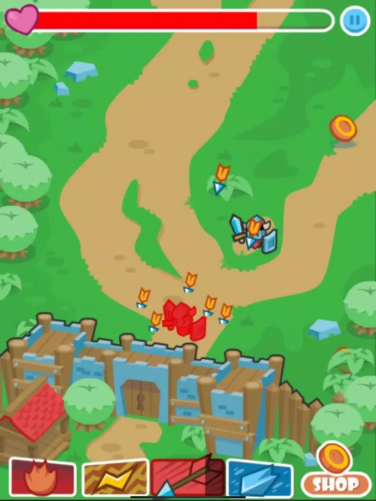 Defend The Castle-Legend Hero iPad  Screenshots