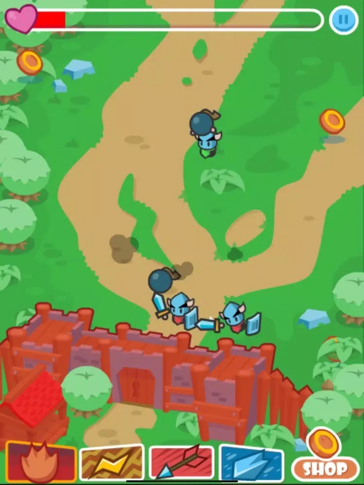Defend The Castle-Legend Hero iPad  Screenshots