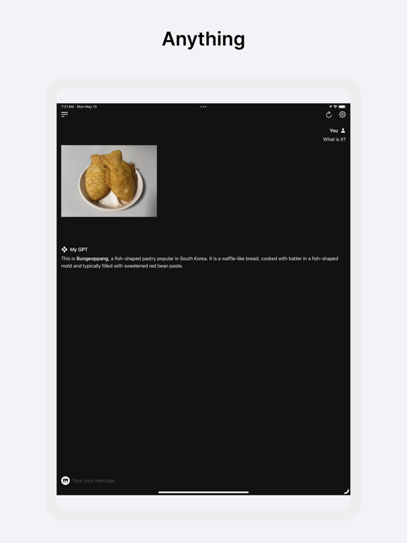 Captures d'écran de My GPT - AI Client iPad 
