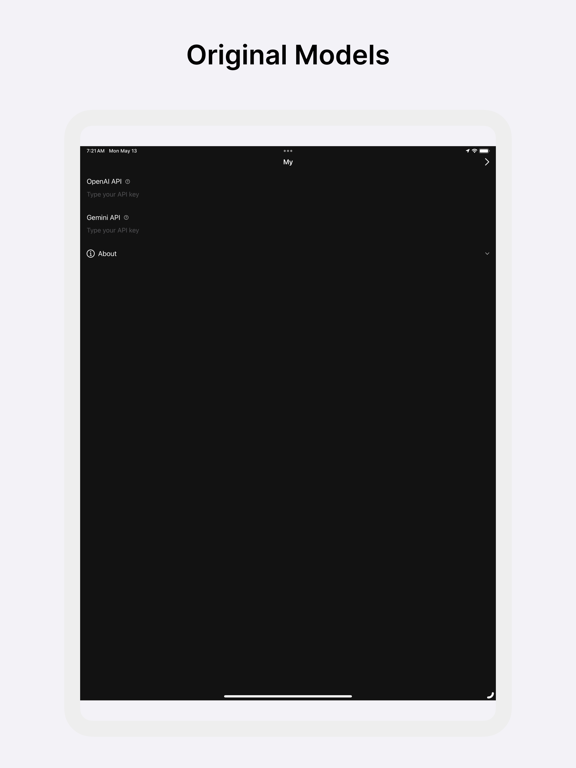 Captures d'écran de My GPT - AI Client iPad 