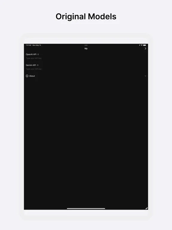 My GPT - AI Client iPad 应用截图