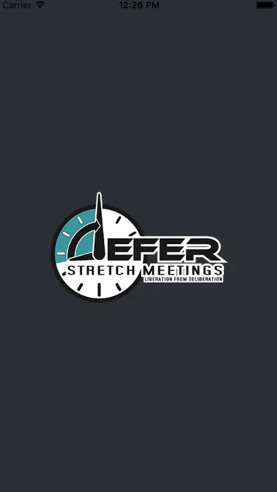 Capturas de tela do DEFER MEETING