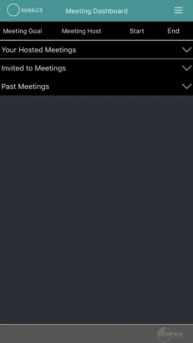 Capturas de tela do DEFER MEETING