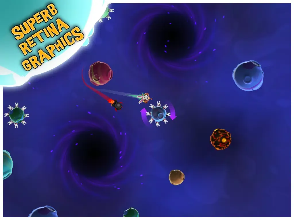 Ảnh chụp màn hình của Rocket Bunnies iPad 