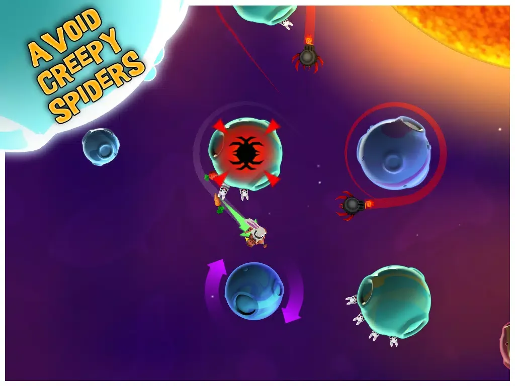 Ảnh chụp màn hình của Rocket Bunnies iPad 