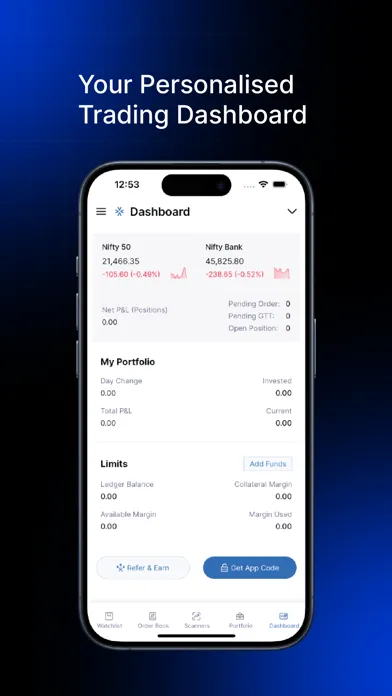 Zrzuty ekranu Zone : Definedge Trading App