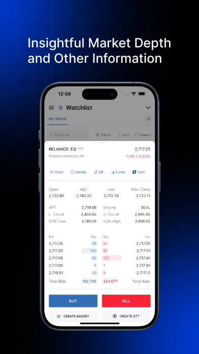 Zrzuty ekranu Zone : Definedge Trading App