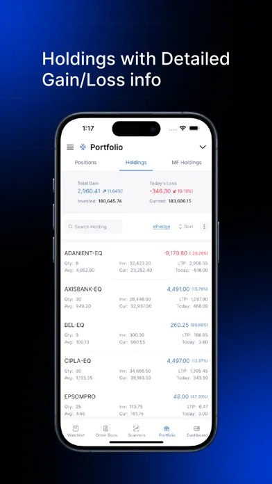 Zrzuty ekranu Zone : Definedge Trading App