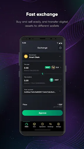 Slavi: DeFi Crypto Wallet Screenshots