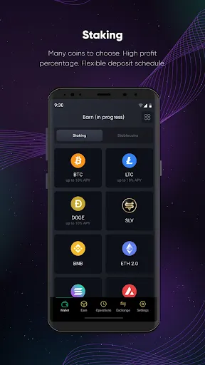 Slavi: DeFi Crypto Wallet Screenshots