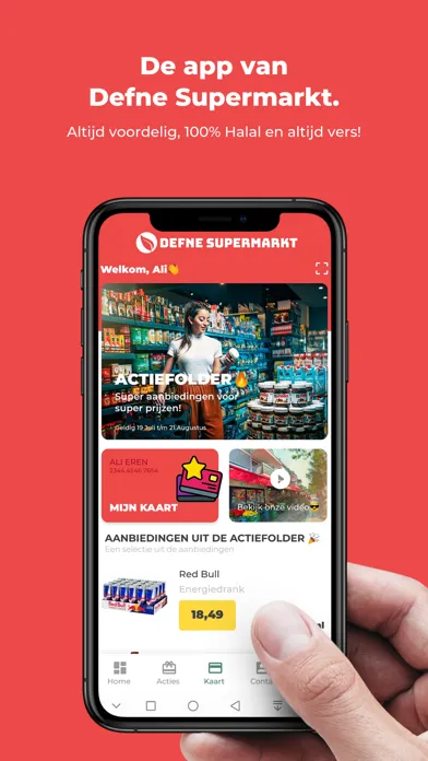Capturas de tela do Defne Supermarkt
