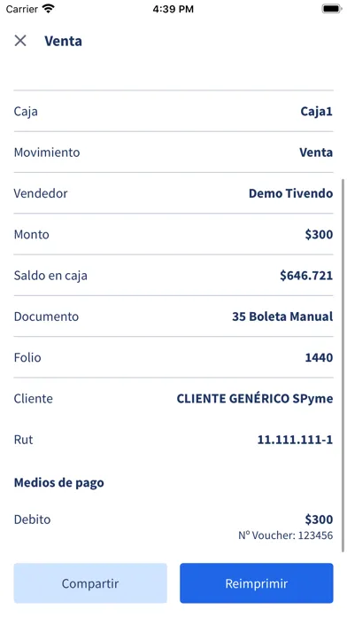 Tivendo 스크린샷