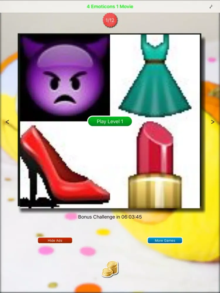 Capturas de tela do 4 Emoticons 1 Movie iPad 