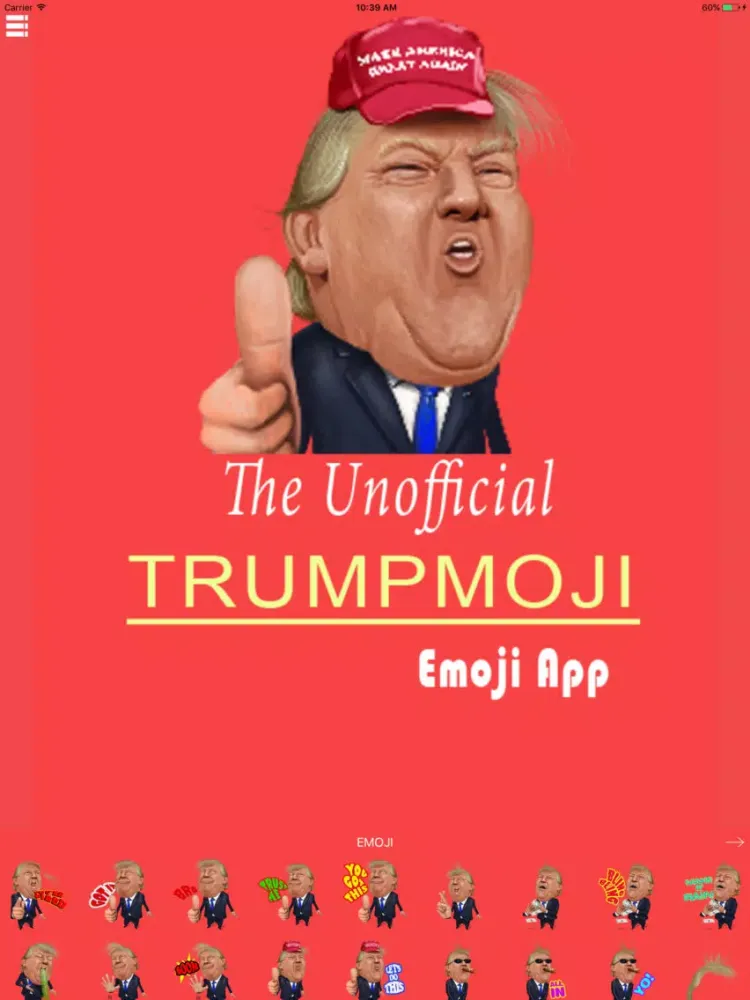 تصاویر Trump Emoji iPad 
