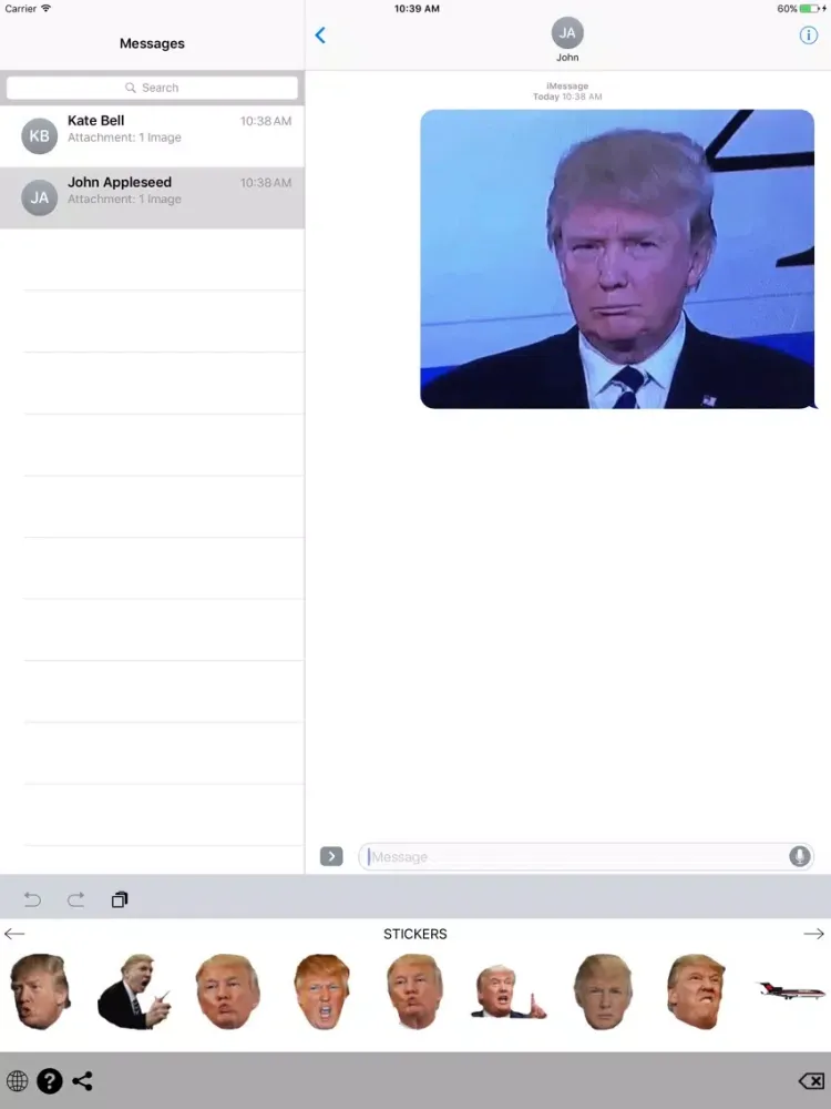 تصاویر Trump Emoji iPad 