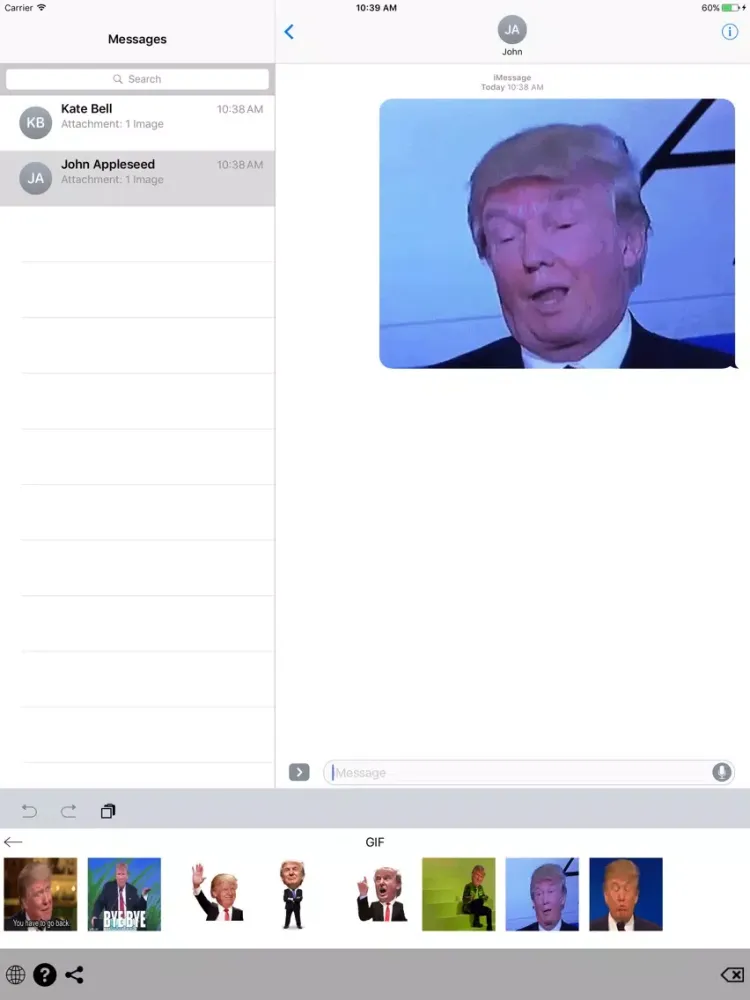 تصاویر Trump Emoji iPad 
