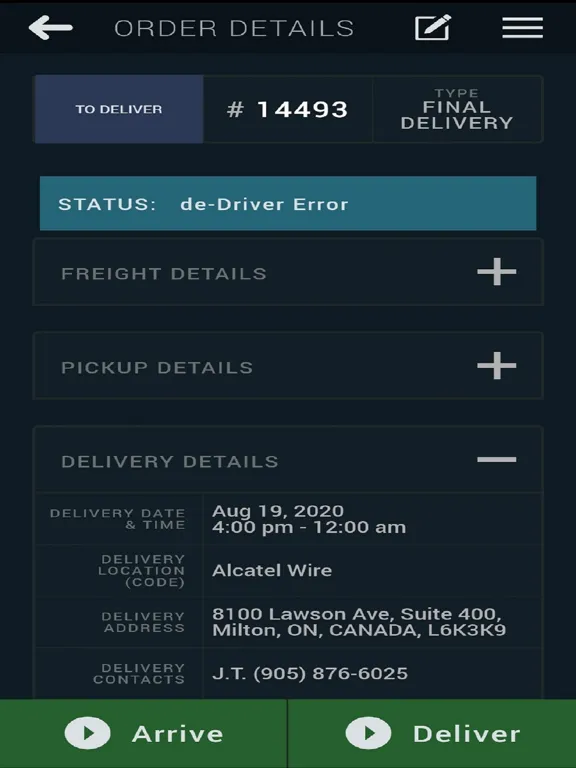 Degama Mobile Dispatch V5 iPad  スクリーンショット