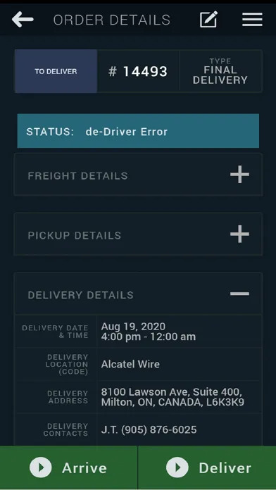 Degama Mobile Dispatch V5 スクリーンショット