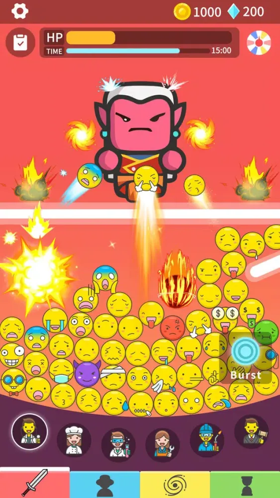 Idle Emoji vs Balls Screenshots