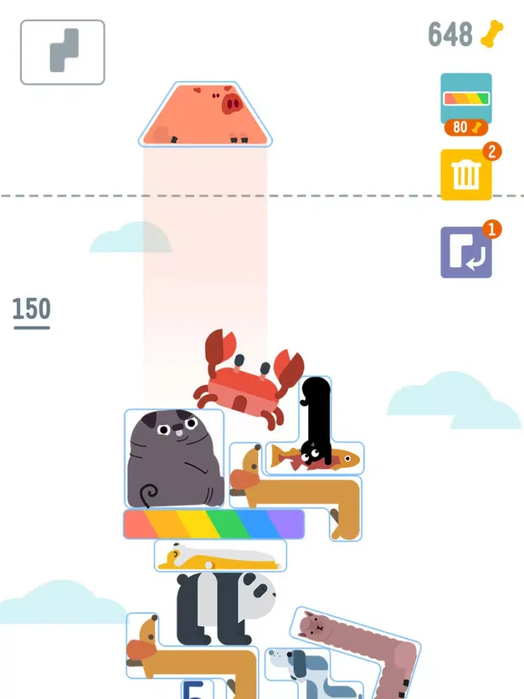 DoggyTower- Rise the Blocks Up iPad  Screenshots