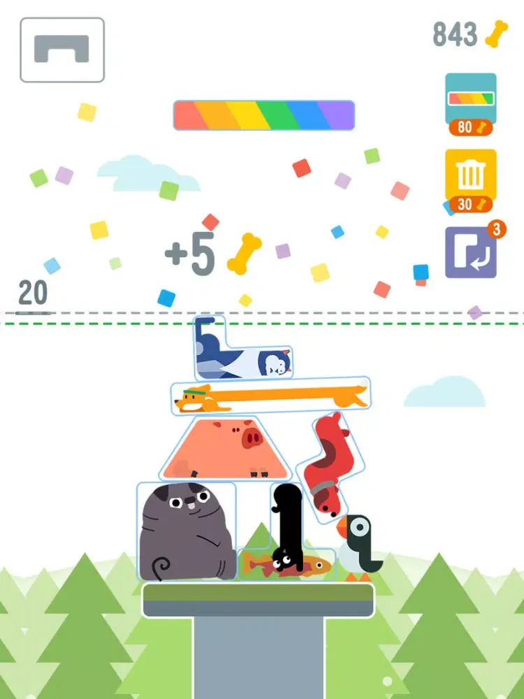 DoggyTower- Rise the Blocks Up iPad  Screenshots