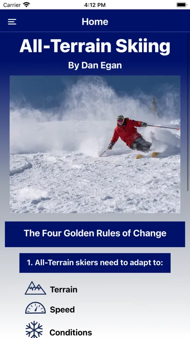 Capturas de tela do All Terrain Skiing