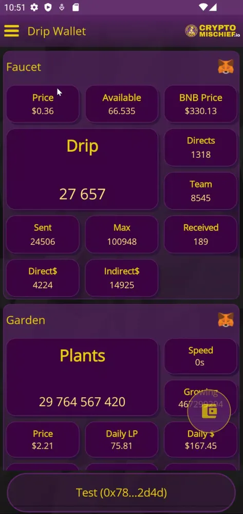 Degen Defi Wallet Screenshots