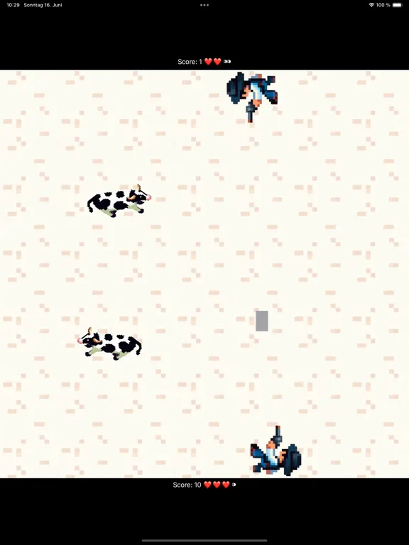 Скриншоты 1-2 Player Cowboy Duel iPad 