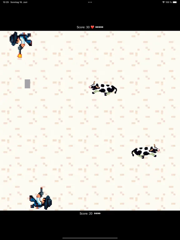 Скриншоты 1-2 Player Cowboy Duel iPad 