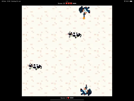 Скриншоты 1-2 Player Cowboy Duel iPad 